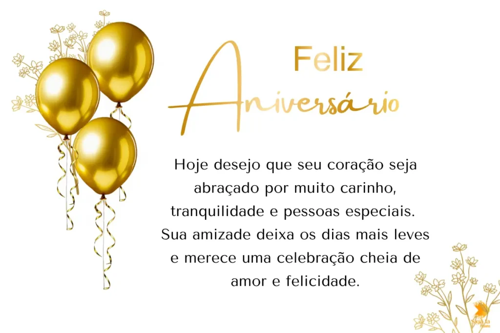 Parabéns amiga texto pequeno