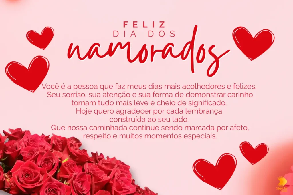 Feliz dia dos namorados