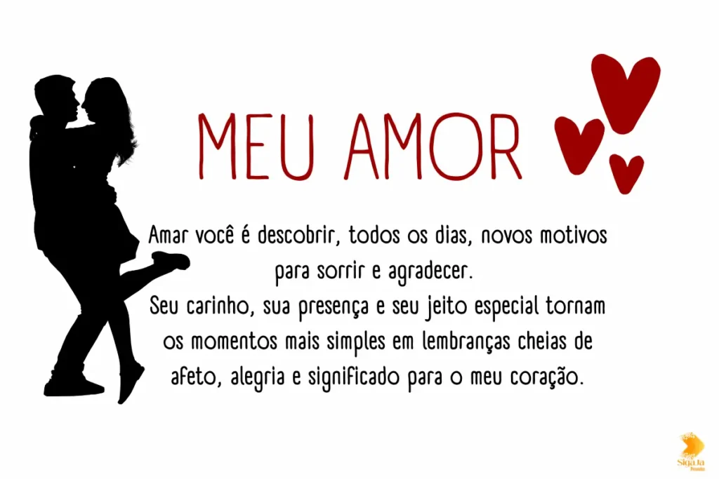 Mensagem de namorados curta