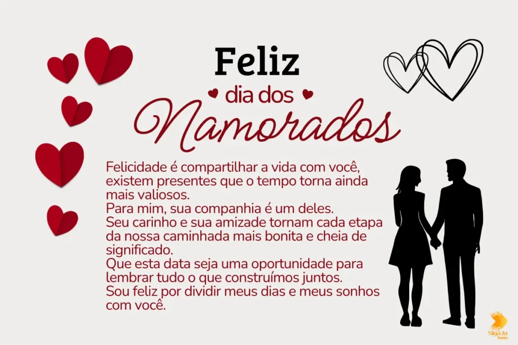 Mensagens do dia dos namorados para casados
