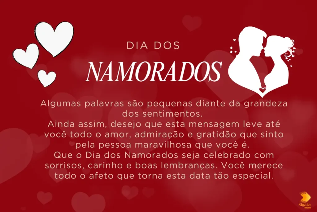 Msg para o dia dos namorados